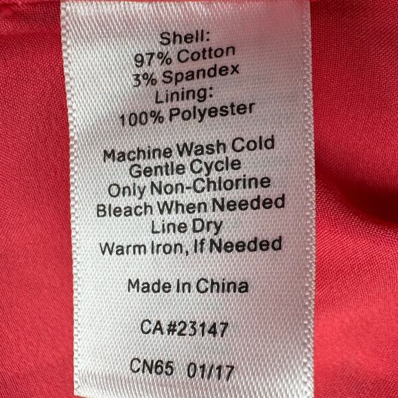 Talbots Dress Women 12 Pink Paisley Sleeveless Keyhole Back Bonaire Spring Party - Picture 9 of 13